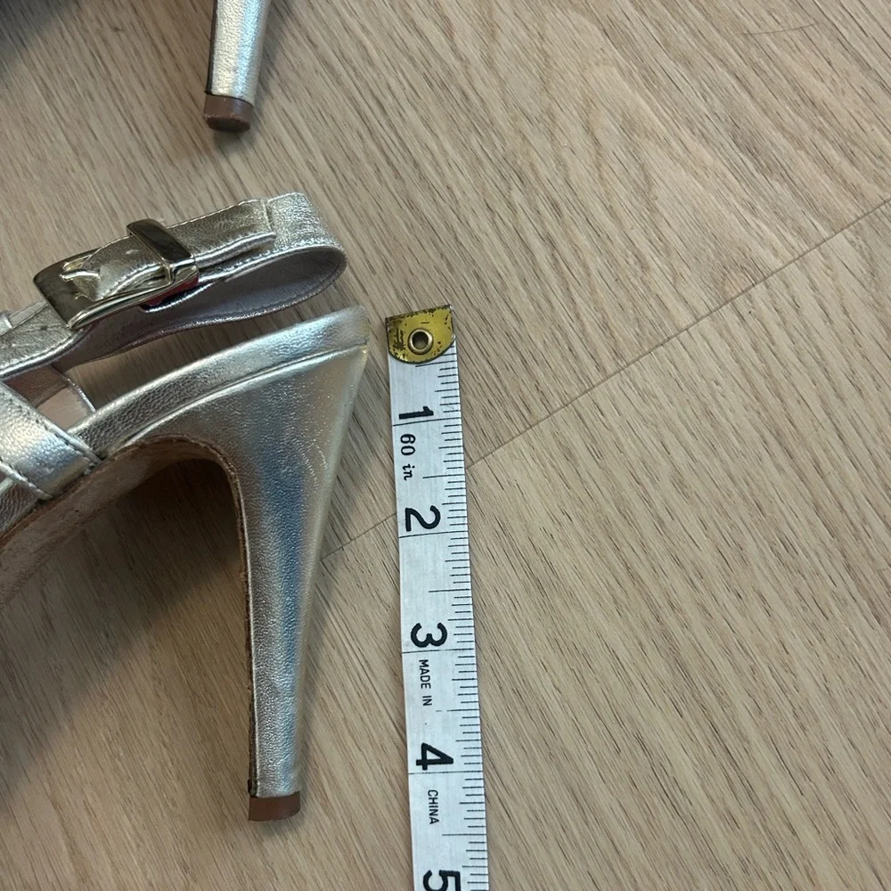 Kate Spade Peep Toe Slingback Leather Heals 6.5